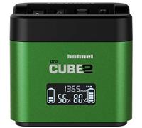 Hähnel ProCube2 - Chargeur double professionnel pour batteries Fujifilm NP-W126, NP-W126S, NP-W235 avec écran LCD et port USB