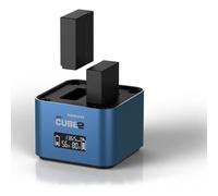 Hähnel ProCube2 chargeur double professionnel pour batteries Panasonic avec USB et adaptateurs