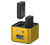 Hähnel ProCube3 - Chargeur double professionnel Nikon (EN-EL14, EN-EL15, EN-EL25)