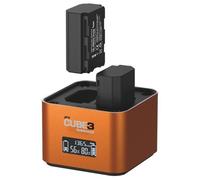 Hähnel ProCube3 chargeur double professionnel pour Sony NP-BX1, NP-FW50, NP-FZ100 avec USB-C PD 30W