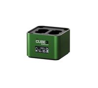 Hähnel Chargeur double ProCube3 Fujifilm pour NP-W126/S et NP-W235 Vert
