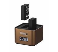 Hähnel - ProCube3 - pour Olympus - Chargeur DSLR Duo - Chargement Plus Rapide - Entrée USB Type-C