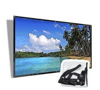 HAEKEBC Écran De Projection De Film Pliable De 300 Pouces, Écran De Projection D'extérieur 16:9 pour Cinéma Maison, Toile Anti-Rides Surdimensionnée pour Jardin, Fête(200"-16:9)