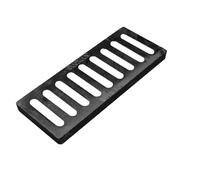 HAEKEBC Grille De Drainage Extérieure Grille D'égout en Fonte Grille De Drainage Rectangulaire pour Bassin De Captage Grille De Drainage Antidérapante pour Allée De Garage(200x500x20mm)