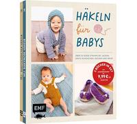 Häkeln für Babys: Über 25 süße Jacken und Strampler, erste Schühchen und kuschelige Decken im Skandi-Look zaubern | In den Größen 44-98 | 2 Bücher im Set