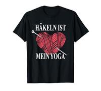 « Häkeln ist mein Yoga Herz - Oma Crochet » T-Shirt