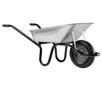 Haemmerlin Brouette Aktiv Premium galvanisée 90 L roue gonflée charge utile 150 kg