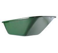 Caisse de brouette peinte jaune 160 L - 6 trous