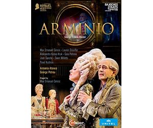 Haendel : Arminio, opéra. Cencic, Snouffer, Kubas-Kruk, Petrone, Sancho, Willetts, Kudinov, Petrou.