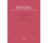 Haendel G.F. – Sonates (11) pour flûte et basse continue – Bärenreiter-Verlag