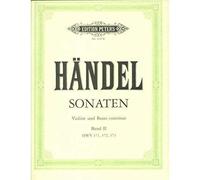 HAENDEL - Sonatas (6) Vol.2º: (nº 4 a 6) para Violin (Violoncello) y Piano (Davisson & Ramin)