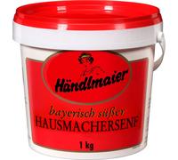 Händlmaiers Moutarde maison bavaroise douce en seau sans gluten 1000g