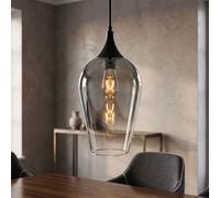 Hängeleuchte Pendellampe Salon chrom Verre Filament LED H 120 cm