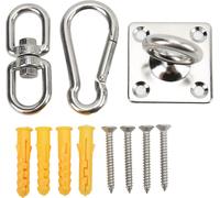 Hängemattenstuhl Hanging Kit Edelstahlschwingen Deckenmontage Set für Yoga -Stanztasche