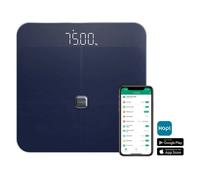 Haepi Lisa Pèse-personne connecté Bluetooth avec analyse de 15 données corporelles via application et garantie 15 ans - Piles incluses