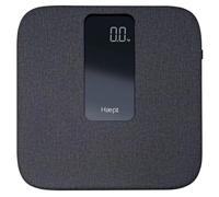 Haepi Pèse-Personne Électronique Lin Ultra-Doux, Grand Écran, 180kg | Balance pèse-personne précise avec grand plateau, surface en lin très douce, piles incluses et garantie 15 ans.
