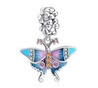 HAEPIAR Black Spider Hero Charms en Argent 925 pour Bracelet Collier Charm Dangle Cadeaux pour Femmes