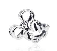 HAEPIAR Cute Mouse Charms en Argent 925 pour Bracelet Collier Charm Dangle Cadeaux pour Femmes