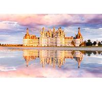 Haeran River Perceuse Complète Chambord Château De La Loire France Bricolage 5D Diamant Peinture Par Numéro Kits Uniques Décoration Murale À La Maison
