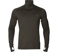 Härkila | Base All Season Half Zip | Vêtements & Équipement de Chasse pour Professionnels | Design Scandinave Haut de Gamme Durable | Shadow Brown, XXL