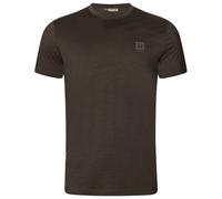 Härkila - Base All Season S/S T-Shirt - Haut en mérinos - L - shadow brown