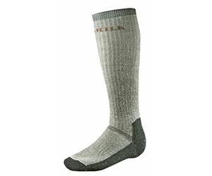 Härkila Expedition Chaussettes de chasse longues - Chaussettes pour chasseur - Chaussettes de chasse doublées pour l'hiver et l'automne - Chaussettes de chasseur en laine mérinos - Taille : XL