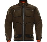 Härkila | Kamko fleece | Vêtements & Équipement de Chasse pour Professionnels | Design Scandinave Haut de Gamme Durable | Hunting green/Orange blaze, XL