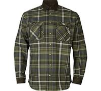 Härkila | Pajala Chemise | Vêtements & Équipement de Chasse pour Professionnels | Design Scandinave Haut de Gamme Durable | Olive Check, XL