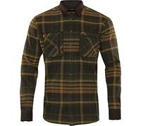 Härkila | Pajala Chemise | Vêtements & Équipement de Chasse pour Professionnels | Design Scandinave Haut de Gamme Durable | Green/Brown, M