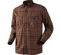 Härkila | Pajala Chemise | Vêtements & Équipement de Chasse pour Professionnels | Design Scandinave Haut de Gamme Durable | Red Autumn Check, L