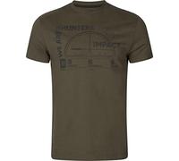 Härkila | T-Shirt Impact S/S | Vêtements & Équipement de Chasse pour Professionnels | Design Scandinave Haut de Gamme Durable | Willow Green, L