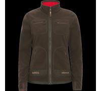 Härkila Veste polaire Kamko pour femme, marron/rouge, taille L