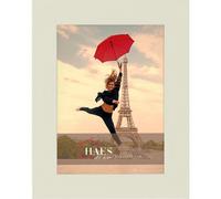 Haes Deco cadre photo en bois Paris blanc pour format 20x25 cm