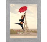 Haes Deco cadre photo en bois Paris vintage gris pour photo format 20x25 cm
