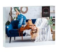 Haes Deco Kalmar cadre photo acrylique à changement rapide 13x18 cm transparent double face avec fermeture magnétique