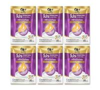 HAESU Masque Soin Capillaire Kératine & Collagène - Cheveux Doux et Hydratés - 6 Sachets x 30 ml
