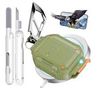 Haeuorey Coque étanche pour AirPods Pro 3 [IP68 sous l'eau] [protection complète résistante] [prend en charge le chargement sans fil] Coque rigide anti-rayures pour AirPods Pro 3e génération Kit de