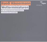 Wetterminiaturen : Piano Préparé Et Recherches Sonores