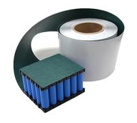 HAEUYA Joint d'isolation de batterie en papier d'orge - 18650 isolant 30 m vert adhésif 0,2 mm largeur 25-145(Width 45mm)