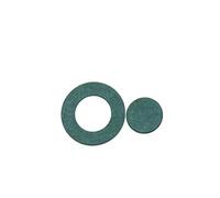 HAEUYA Joint d'isolation de batterie en papier d'orge - plat d'orge/PET for 18650 21700 26650, multicolore, divers paquets(Green,18650 GASKET2000PCS)