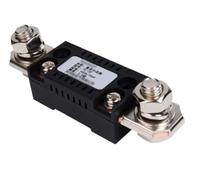 HAEUYA Résistance de shunt de Courant, 1 pièce Shunt FL-2 10~500 A 75 mV, Compteur de Tension numérique, ampèremètre analogique DC, résistance de shunt de Courant avec Base(400A)