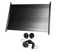 HAF® Lot de 2 panneaux solaires 300 x 60 cm sans 3 voies - Tapis chauffant pour piscines jusqu'à 20 m³ - Chauffage solaire extensible à volonté - Chauffage de piscine à eau chaude avec chauffage de