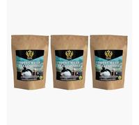 HAF® Sel exfoliant de qualité supérieure pour peaux sensibles et sèches - 3 x 1 kg en sachets - Exfoliant au sel 100 % naturel de Jordanie pour le visage et le corps - Pour sauna, douche et bain de