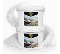 HAF Sels de bain de qualité supérieure de la mer morte de Jordanie (2 x 5 kg) - Sel de mer naturel pur pour le bien-être et la réduction du stress - Sel minéral pour le bain et les soins du corps en