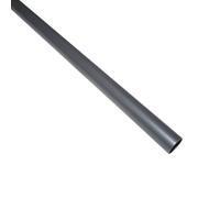 HAF® Tube de pression en PVC gris avec diamètre extérieur 50 mm et épaisseur de paroi 2,44 mm - Tuyau en PVC U gris pour raccords de tuyaux, tuyaux de piscine et bien plus encore - Qualité : fabriqué