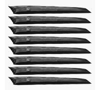 HAF® Tuyau de fixation pour lestage des bâches | 0,6 mm d'épaisseur et 197 cm de long | Remplissable avec de l'eau et du sable | Sac à eau en PVC pour un hivernage sûr de la piscine - Quantité : 8