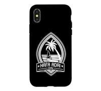 Hafa Adai Guam - Chamorro - Îles du Pacifique Ocean Beach Coque pour iPhone X/XS