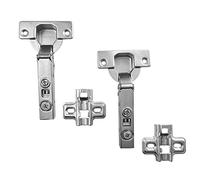 HAFELE 110 Degré Complètement Recouvrante Charnieres Standard avec Amortisseur Mécanisme de Fermeture Automatique Charnière pour Armoires de Porte Cuisine et Amortissement Soft Close Lot de 2