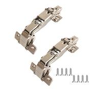 HAFELE 165 Degré Plein Recouvrante Charnieres avec Amortisseur à Fermeture Douce pour Meuble Armoires de Porte de Placard Cuisine Complètement en Applique Allemagne Marque Lot de 2