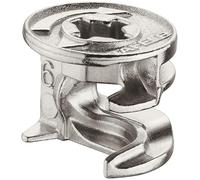 Hafele Lot de 6 vis de verrouillage pour meubles - Idéal pour les armoires, les meubles, etc. (convient aux trous de 12 mm)